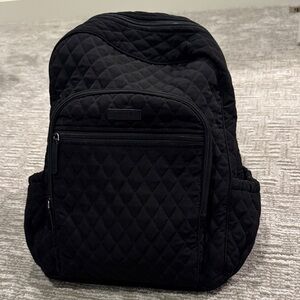 Vera Bradley Quilted Black Backpack